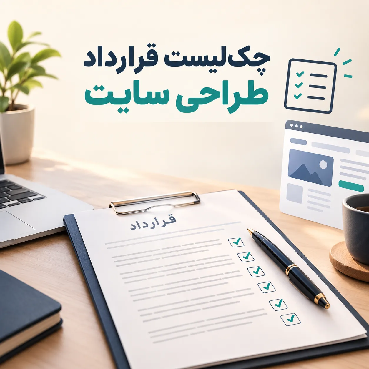 چک‌لیست قرارداد طراحی سایت