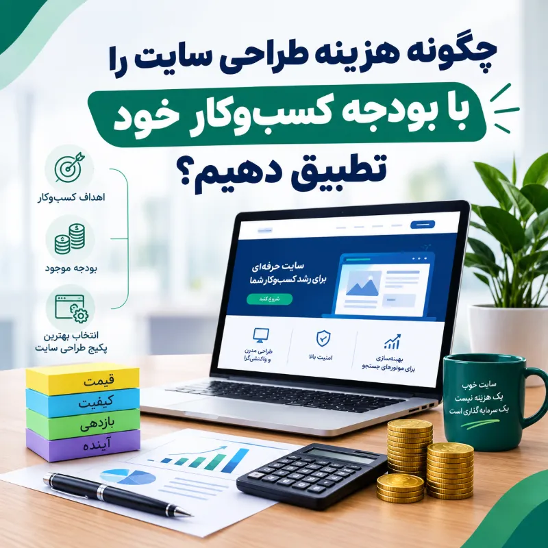 راهنمای هزینهٔ طراحی سایت